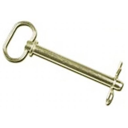 DOUBLE HH Double HH 25633 0.75 x 4.25 in. Yellow Zinc Plated; Hitch Pin 146278